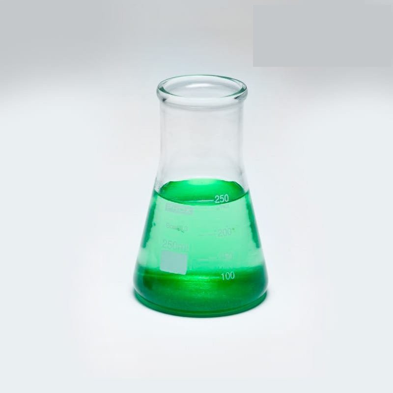 Erlenmeyer graduado - Boca larga - Borossilicato