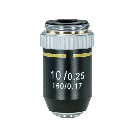Objetiva planacromática 10x - Para Microscópios B10 e B20+