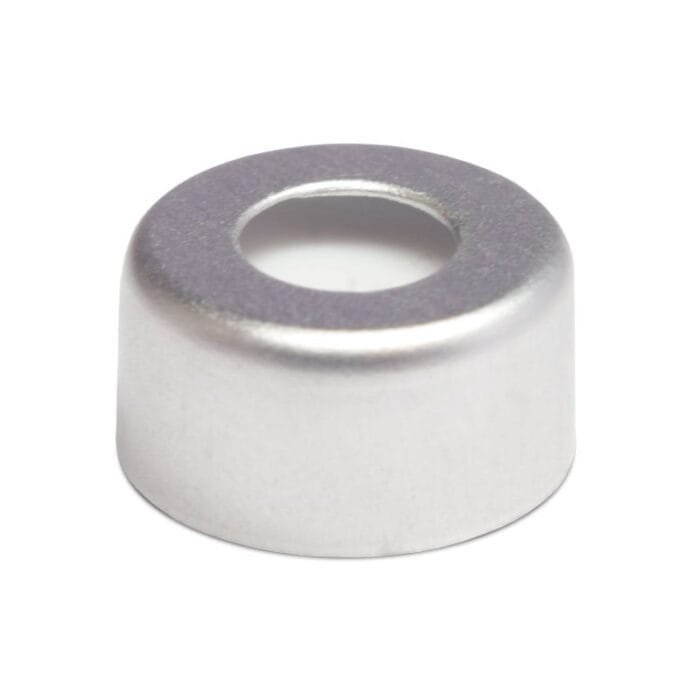 Tampa metálica - Crimp 11mm - Septo em PTFE