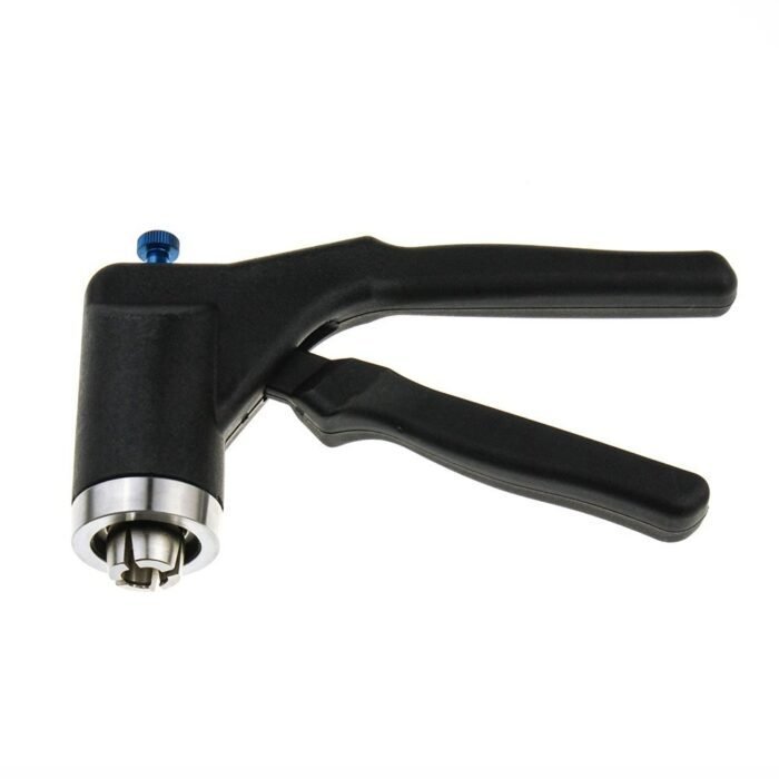 Alicate Crimper para vials de 11mm. Construído em aço inoxidável e plástico