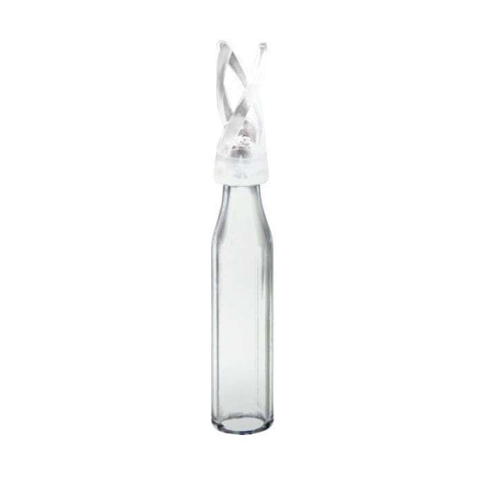 Insert em vidro incolor - Para vial 2ml com rosca 9mm - Base cônica (com mola)