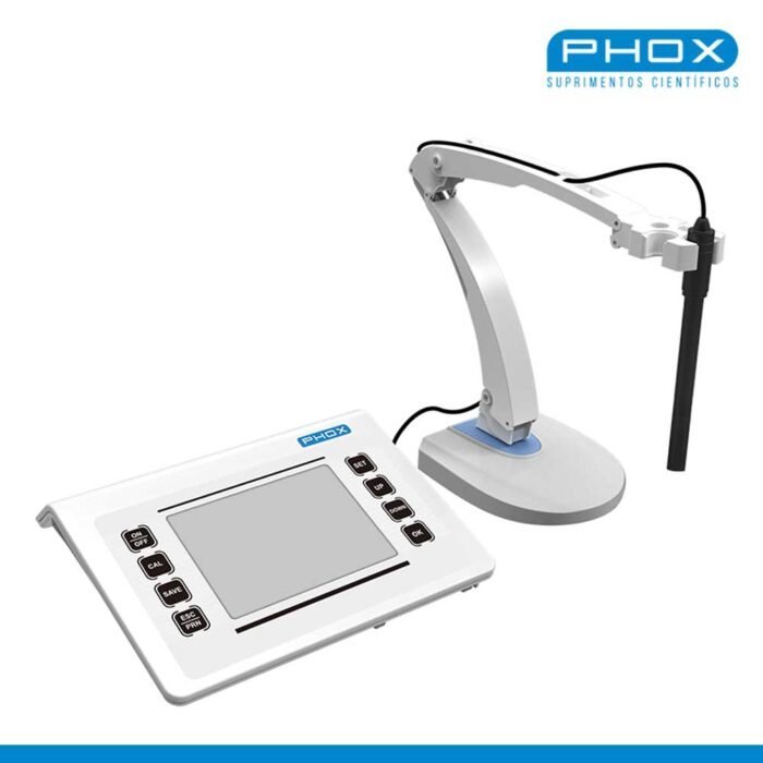 Medidor de pH de bancada com Bluetooth