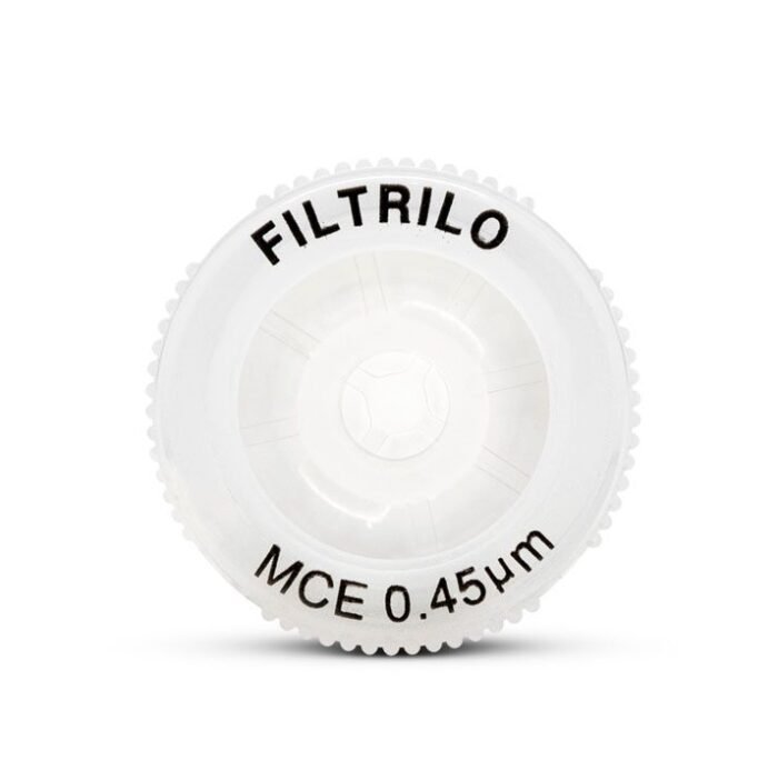Filtro de seringa em Ésteres de Celulose Mistos - Hidrofílico