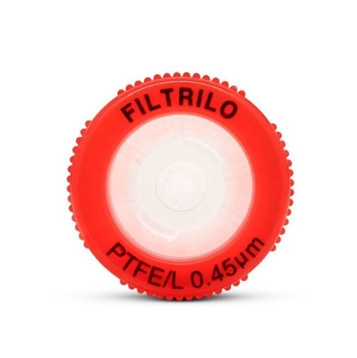 Filtro de seringa em PTFE - Hidrofóbico