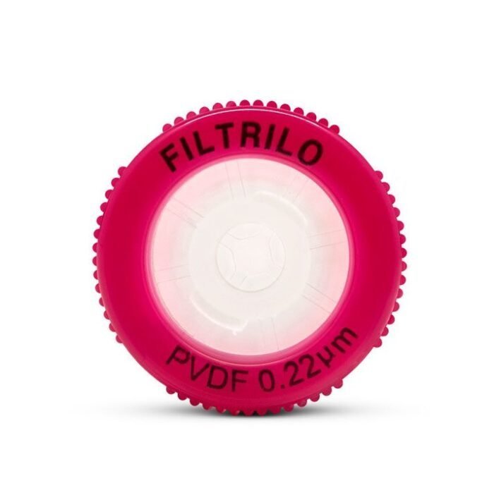 Filtro de seringa em PVDF - Hidrofóbico