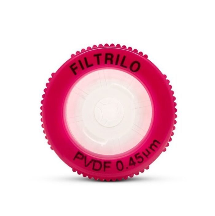 Filtro de seringa em PVDF - Hidrofóbico