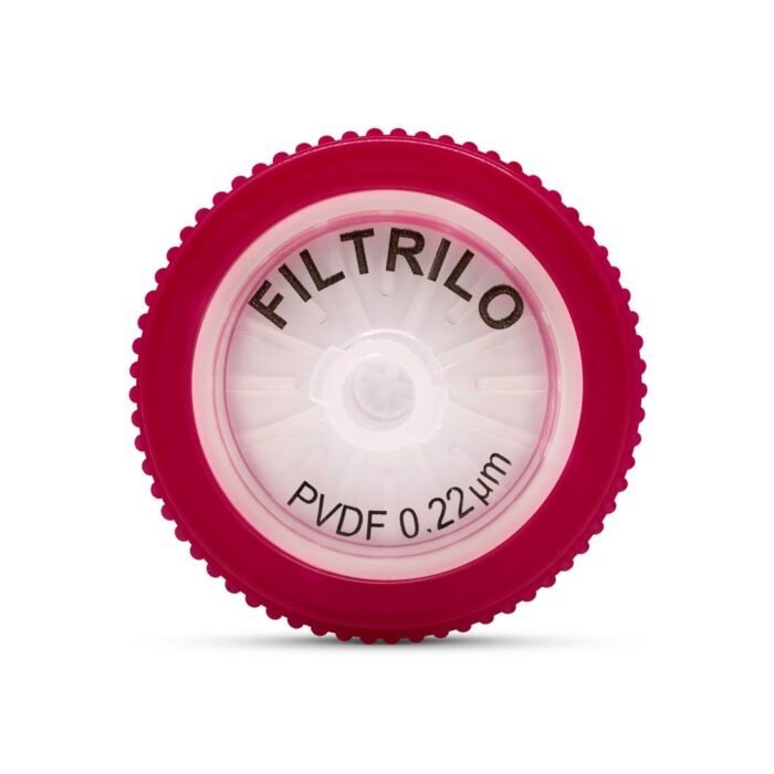 Filtro de seringa em PVDF - Hidrofóbico